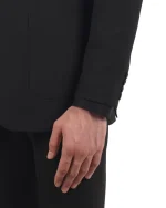 کت تک یقه پیک مشکی B97 - Image 4