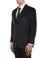 کت تک B86 یقه ناچ کبریتی مشکی - Image 4