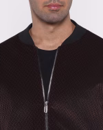 سوییشرت J7 طرحدار مخمل قهوه ای - Image 2