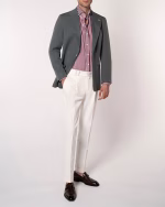 کت تک B147 یقه ناچ بانتو BAZZELLI STYLE یشمی - Image 2