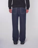 شلوار Baggy Style TJ12 سورمه ای افکت دار - Image 4