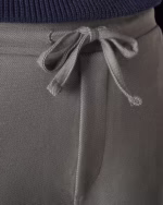 شلوار Casual Baggy T133 کجراه زیتونی - Image 3